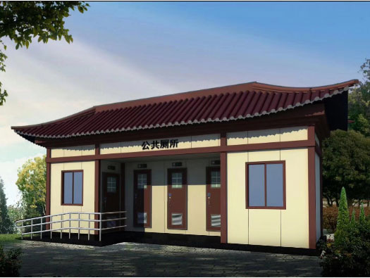 清新人文历史型移动厕所